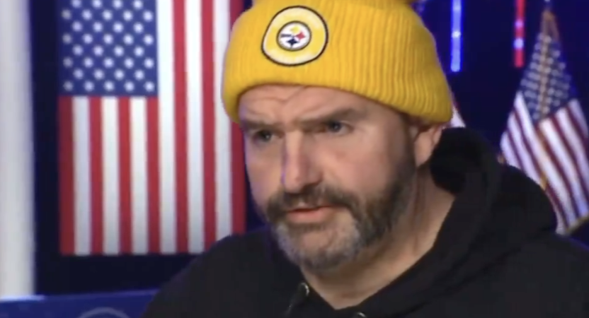 Alleged Vegetable John Fetterman Speaks in Full Sentences in Denouncing Opposition to Israel’s War